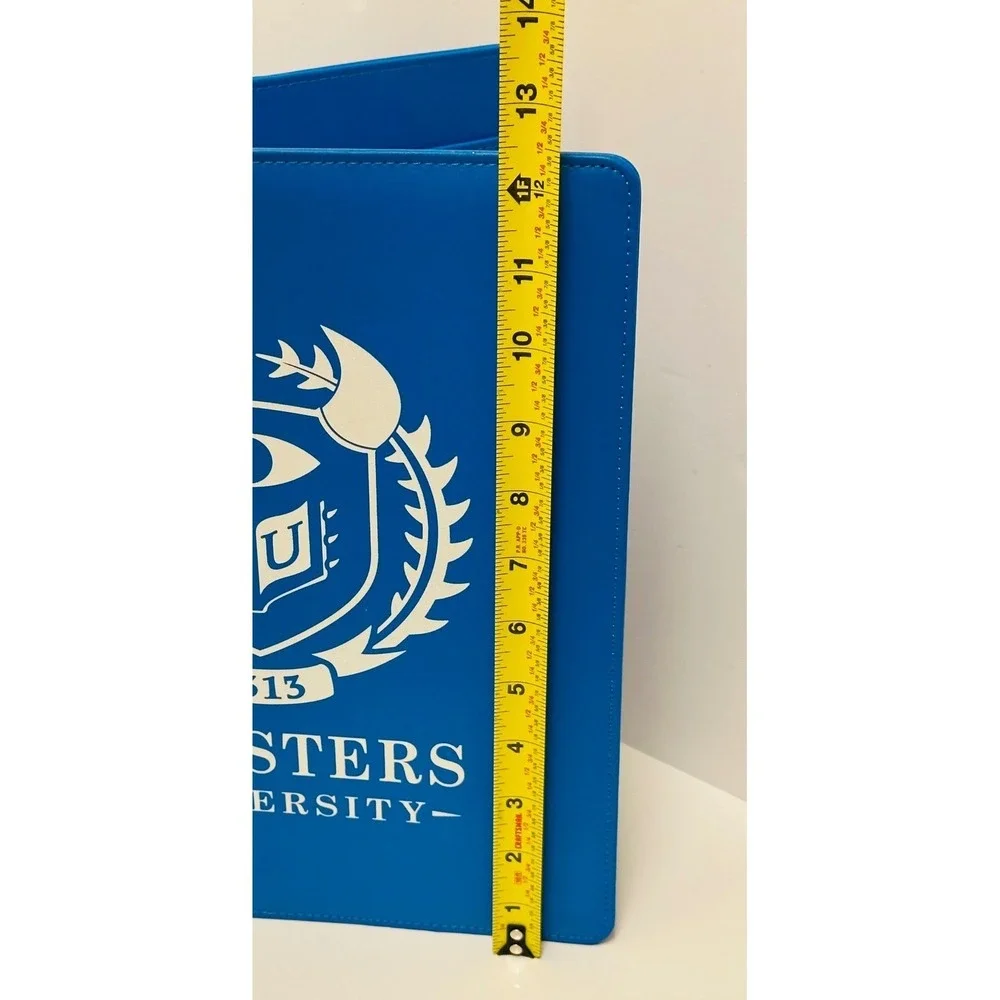 Disney Parks Pixar Monsters University Blue School Notebook Portfolio w Pen